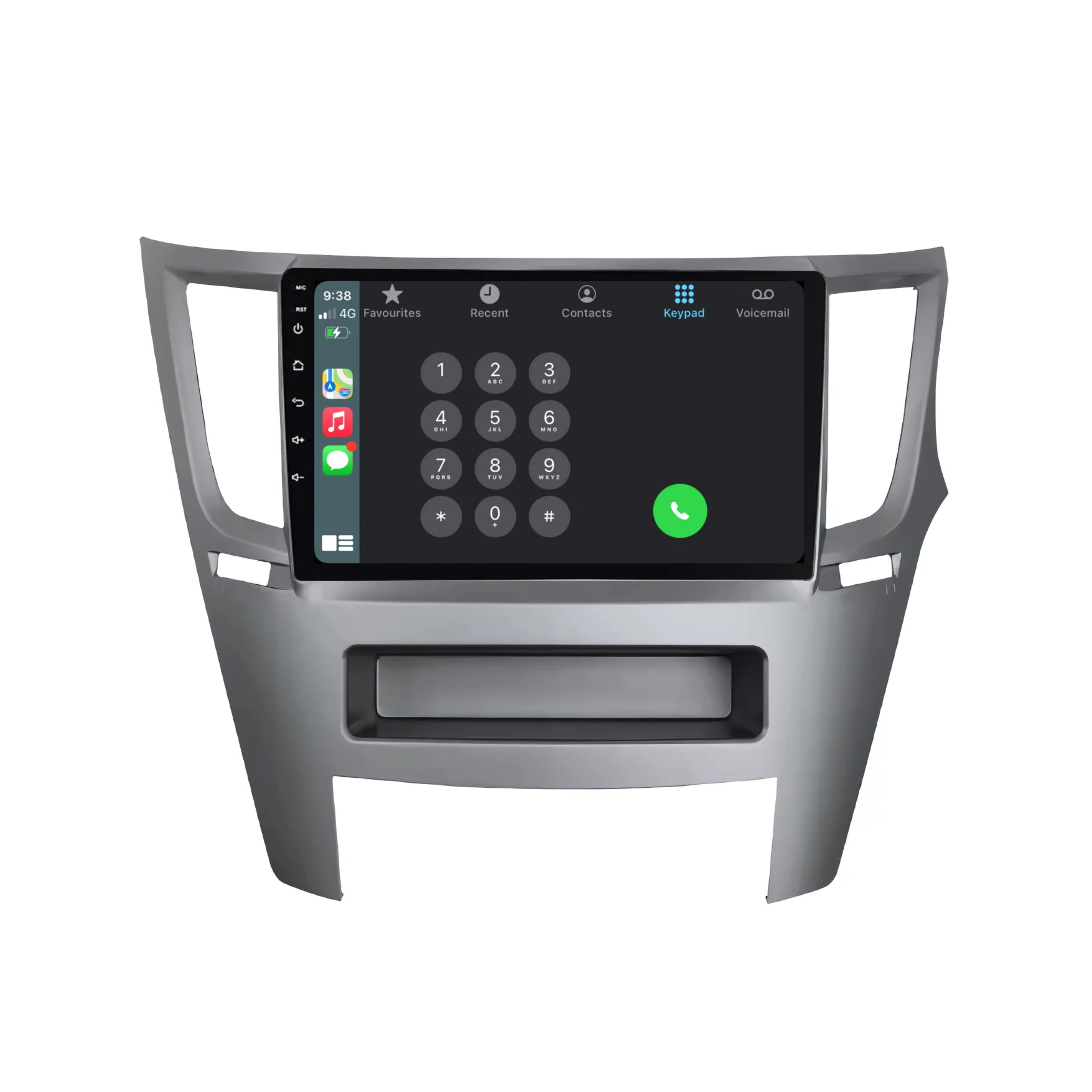 Subaru Outback/Legacy/Liberty (2010-2016) Plug & Play Head Unit Upgrade Kit: Car Radio with Wireless & Wired Apple CarPlay & Android Auto - Image 3