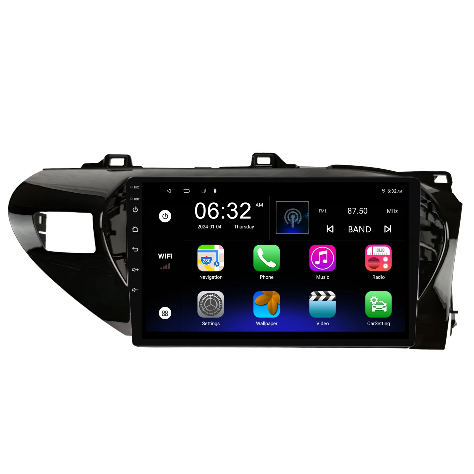 Toyota Hilux N80 / SR5 (2014-2022) Plug & Play Head Unit Upgrade Kit: Car Radio with Wireless & Wired Apple CarPlay & Android Auto - Image 7