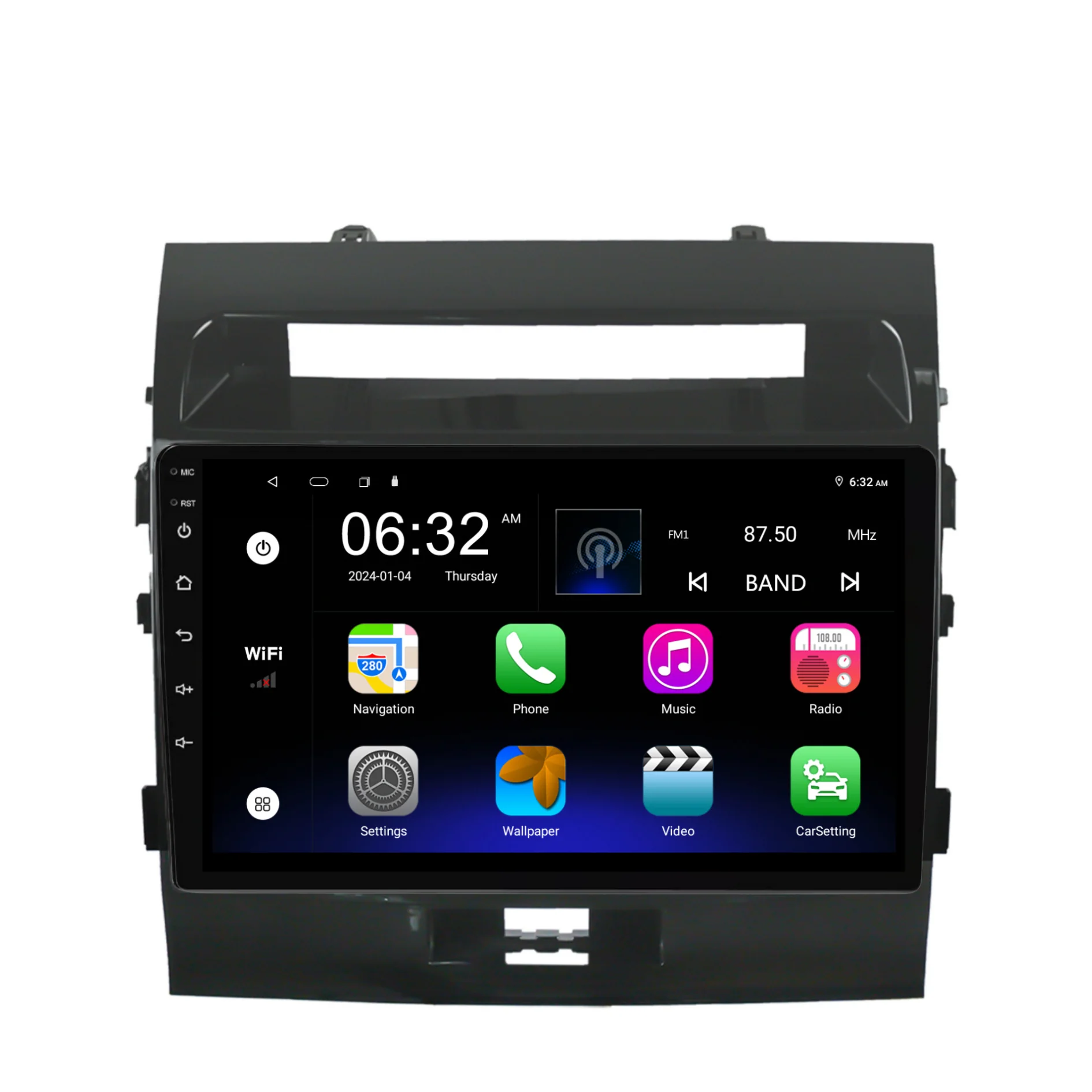 Toyota Landcruiser 200 Series (2008-2015) Plug & Play Head Unit Upgrade Kit: Car Radio with Wireless & Wired Apple CarPlay & Android Auto - Image 6