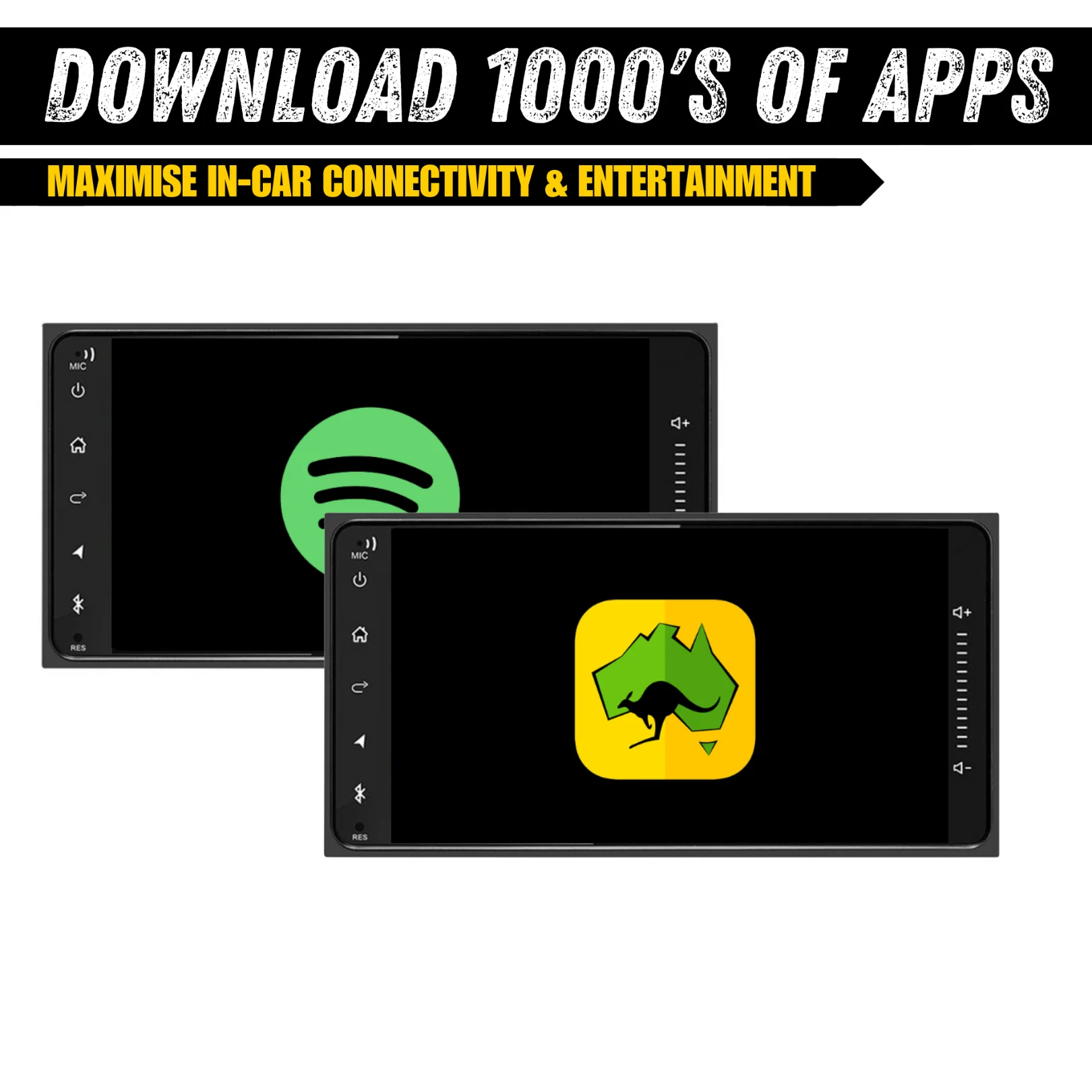 Toyota Universal Touchscreen Radio -  Plug & Play Wireless CarPlay & Android Auto Head Unit Radio Upgrade - Image 7