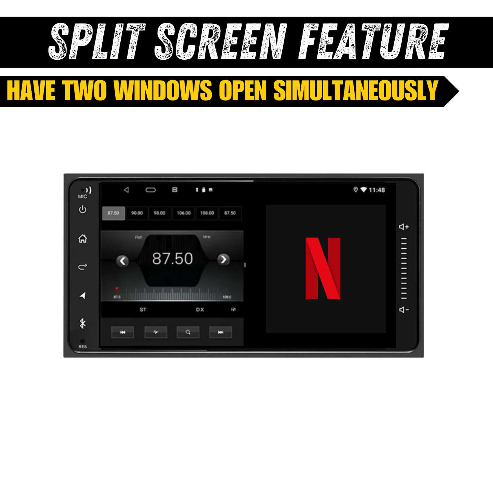 Toyota Universal Touchscreen Radio -  Plug & Play Wireless CarPlay & Android Auto Head Unit Radio Upgrade - Image 8